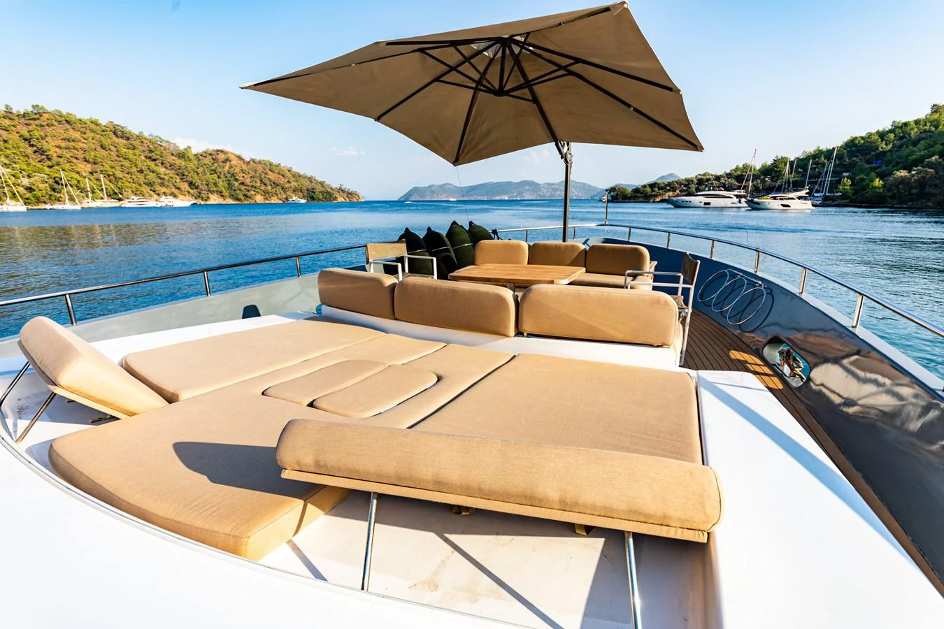 a boat on the water aboard WATER Yacht for Sale