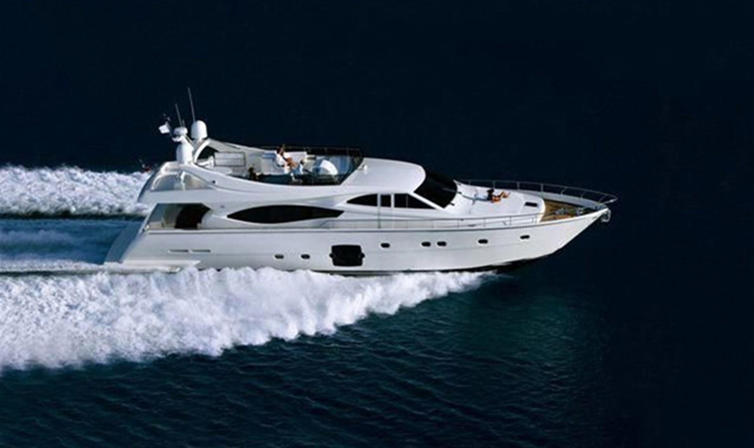 a boat on the water aboard DELMARE Yacht for Sale