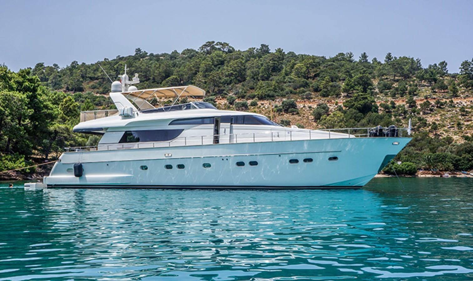 a boat in the water aboard KUUM Yacht for Sale