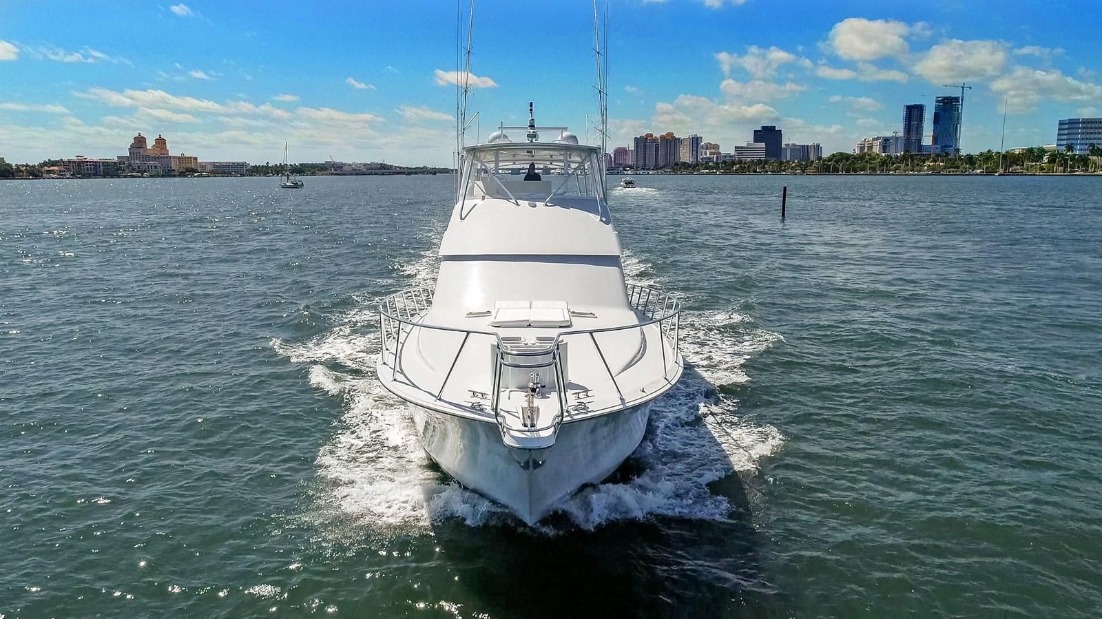 a boat on the water aboard TRUE XII Yacht for Sale