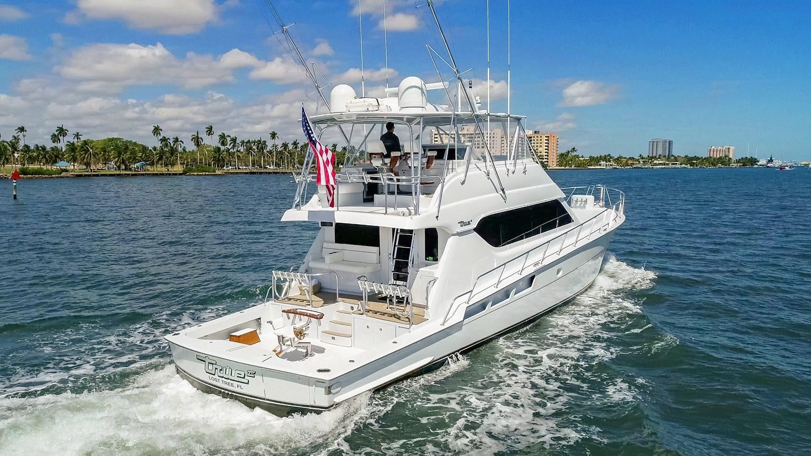 a boat on the water aboard TRUE XII Yacht for Sale
