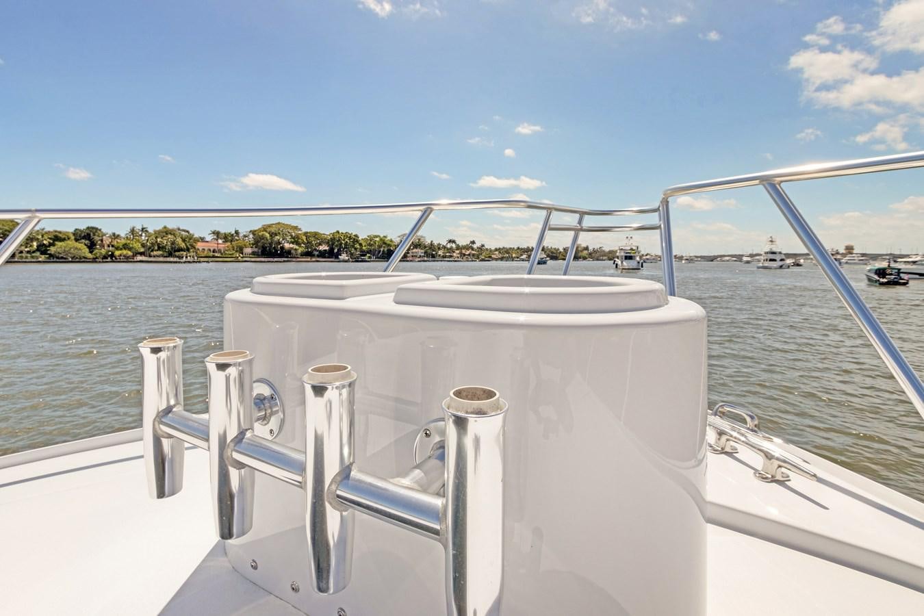a white sink on a boat aboard TRUE XII Yacht for Sale