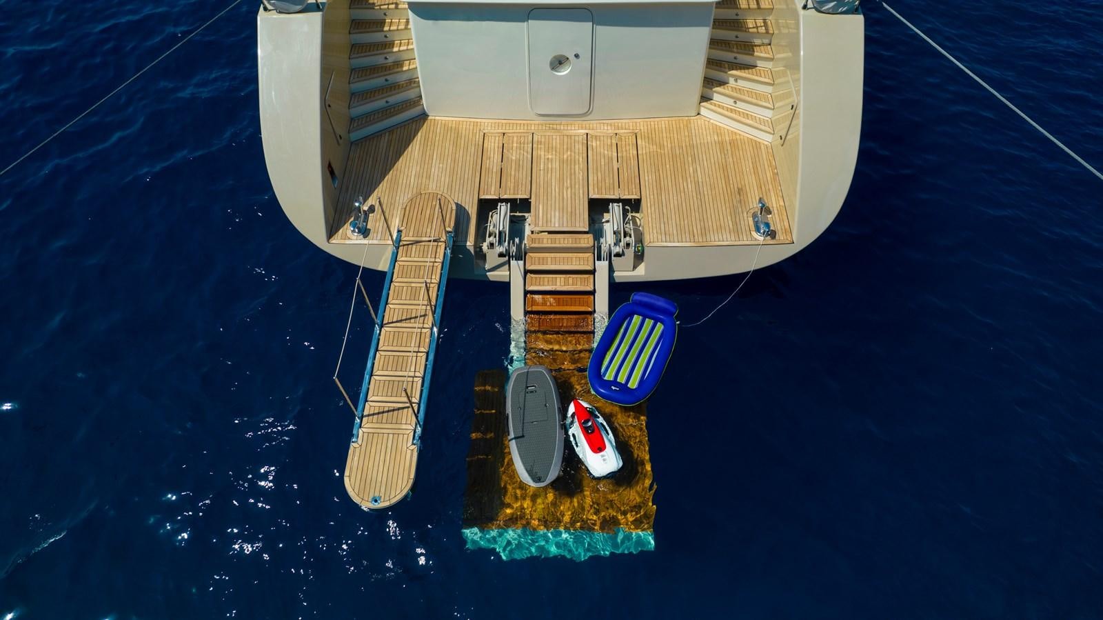 a satellite in space aboard MOTORSAILOR 41M Yacht for Sale