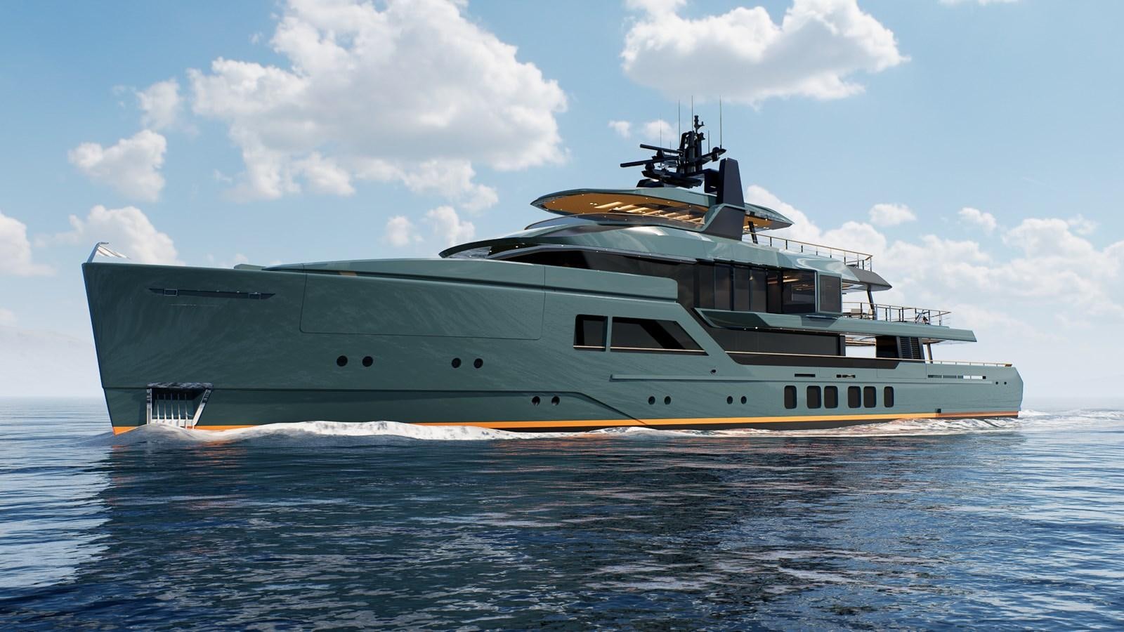 a large ship in the water aboard 47M JONGERT PROJECT REVOLUTION Yacht for Sale