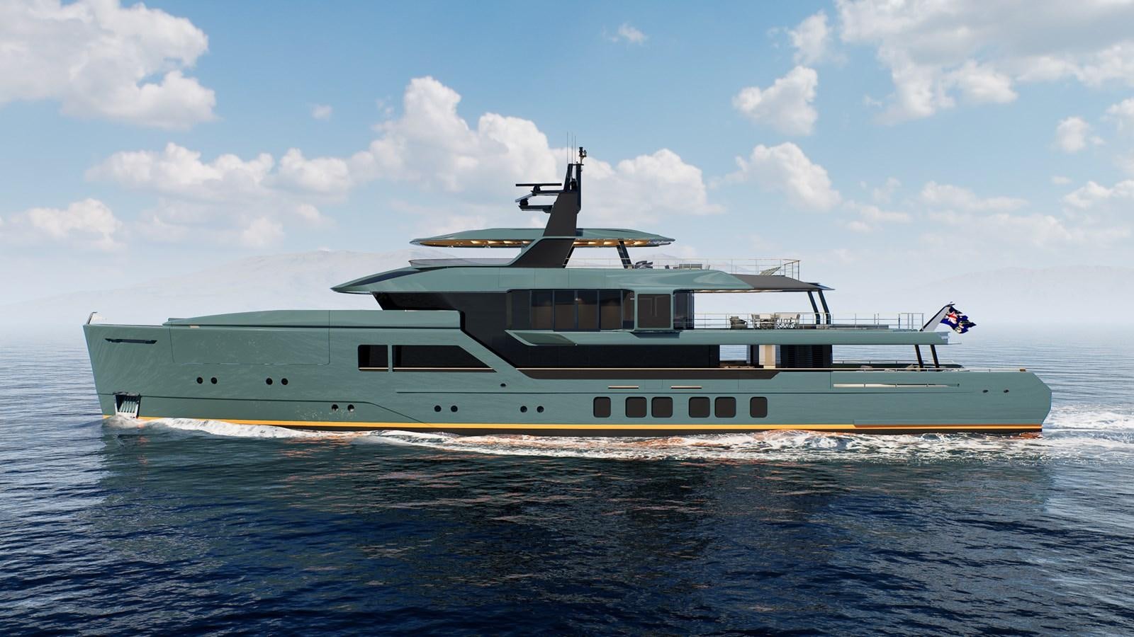 a large ship in the water aboard 47M JONGERT PROJECT REVOLUTION Yacht for Sale