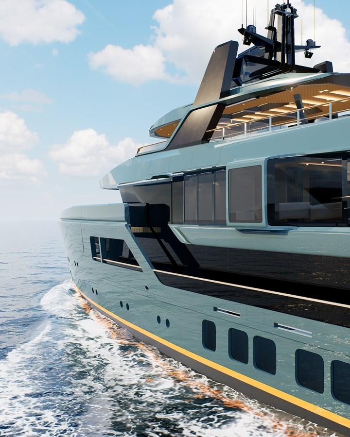 a boat on the water aboard 47M JONGERT PROJECT REVOLUTION Yacht for Sale