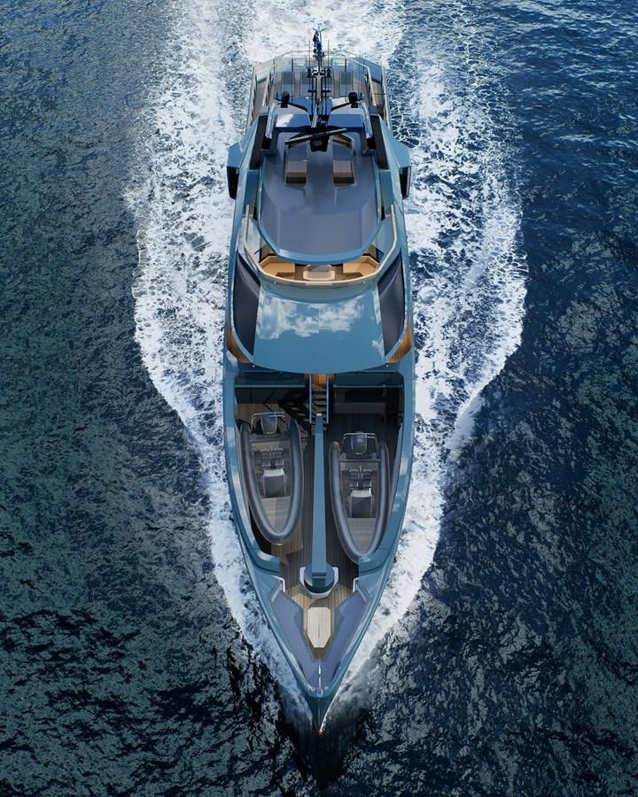 a boat on the water aboard 47M JONGERT PROJECT REVOLUTION Yacht for Sale