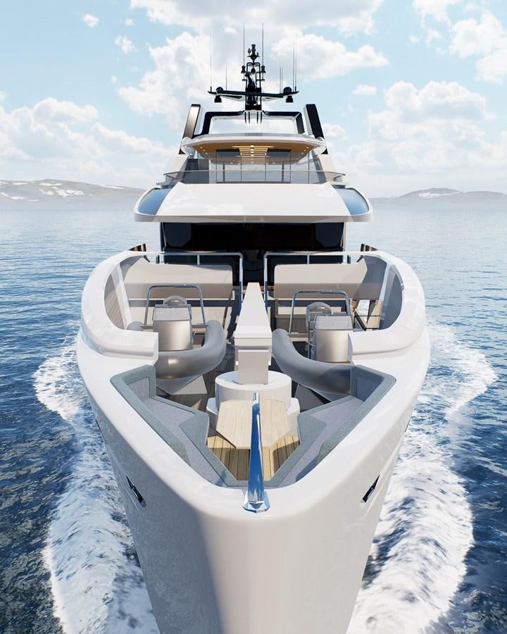 a boat on the water aboard 47M JONGERT PROJECT REVOLUTION Yacht for Sale