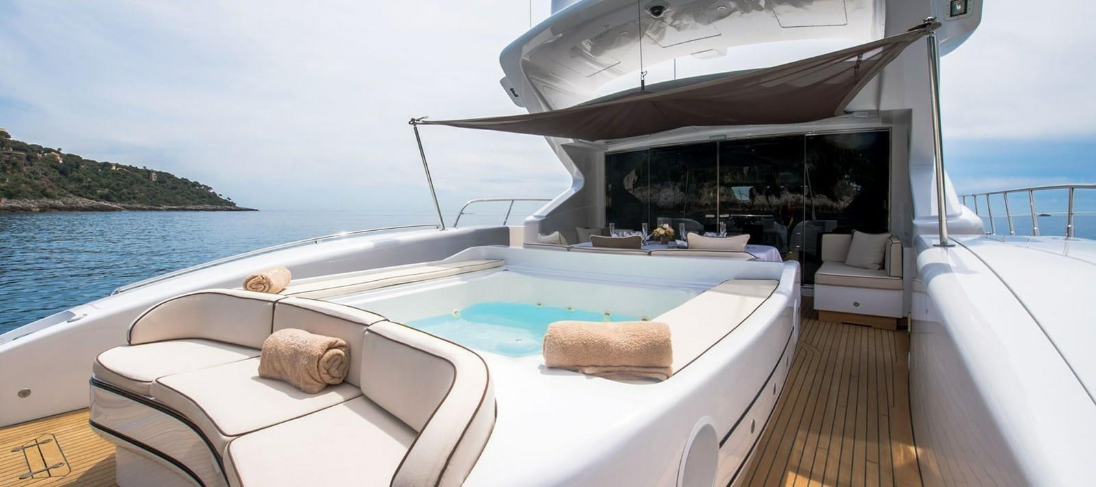 a boat on the water aboard BLOOMS Yacht for Sale