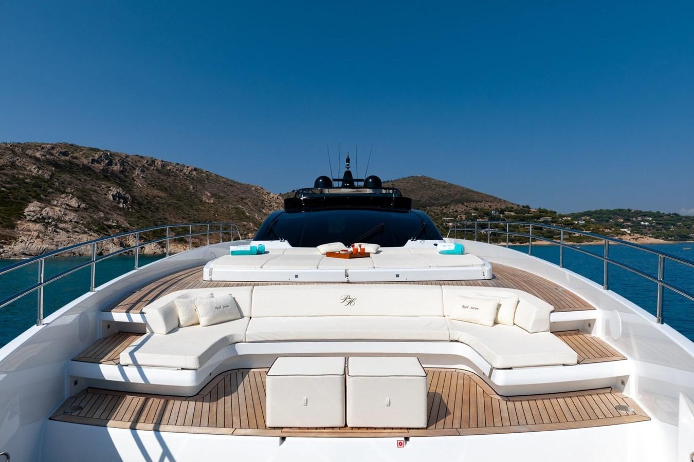 a boat on a body of water aboard RAPH SEVEN II Yacht for Sale