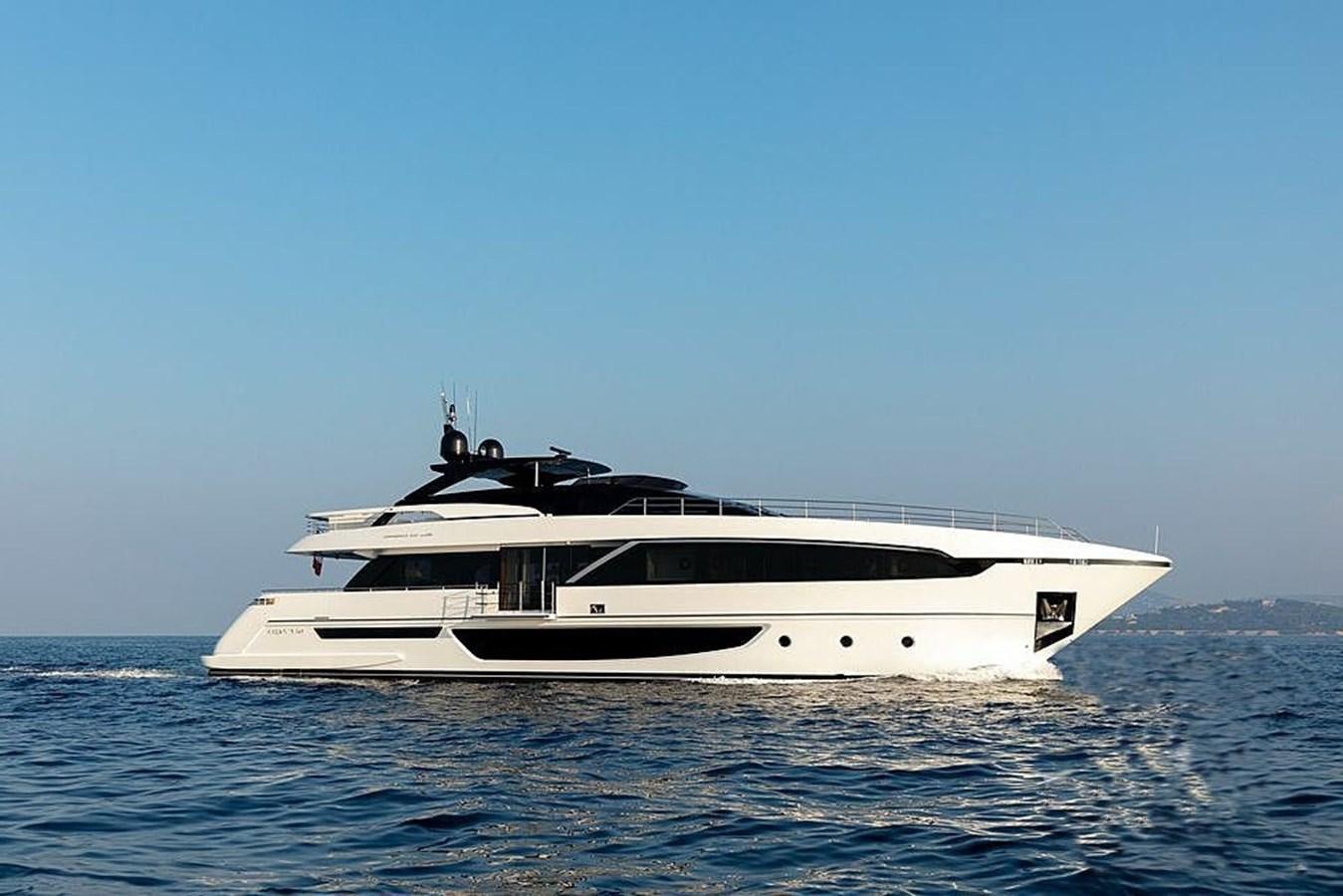 a white yacht in the water aboard RAPH SEVEN II Yacht for Sale