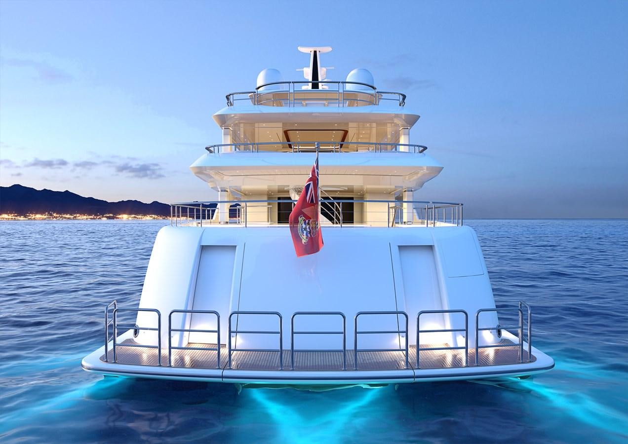 a large white ship in the water aboard BURGER 180 MOTOR YACHT Yacht for Sale