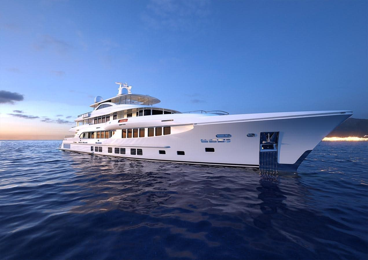 a white yacht in the water aboard BURGER 180 MOTOR YACHT Yacht for Sale