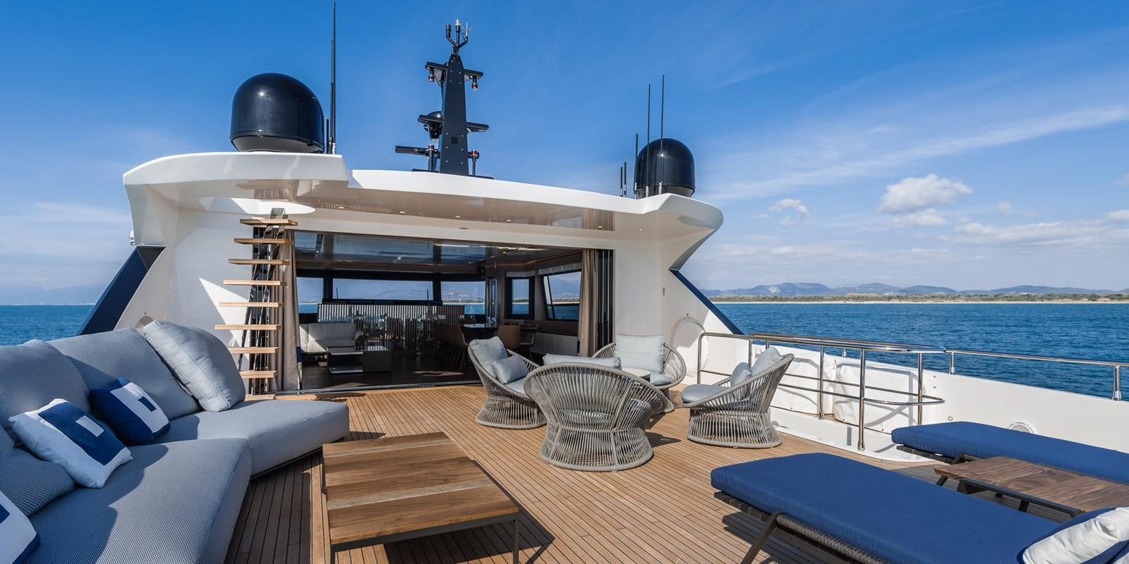 a boat on the water aboard ZOUT Yacht for Sale