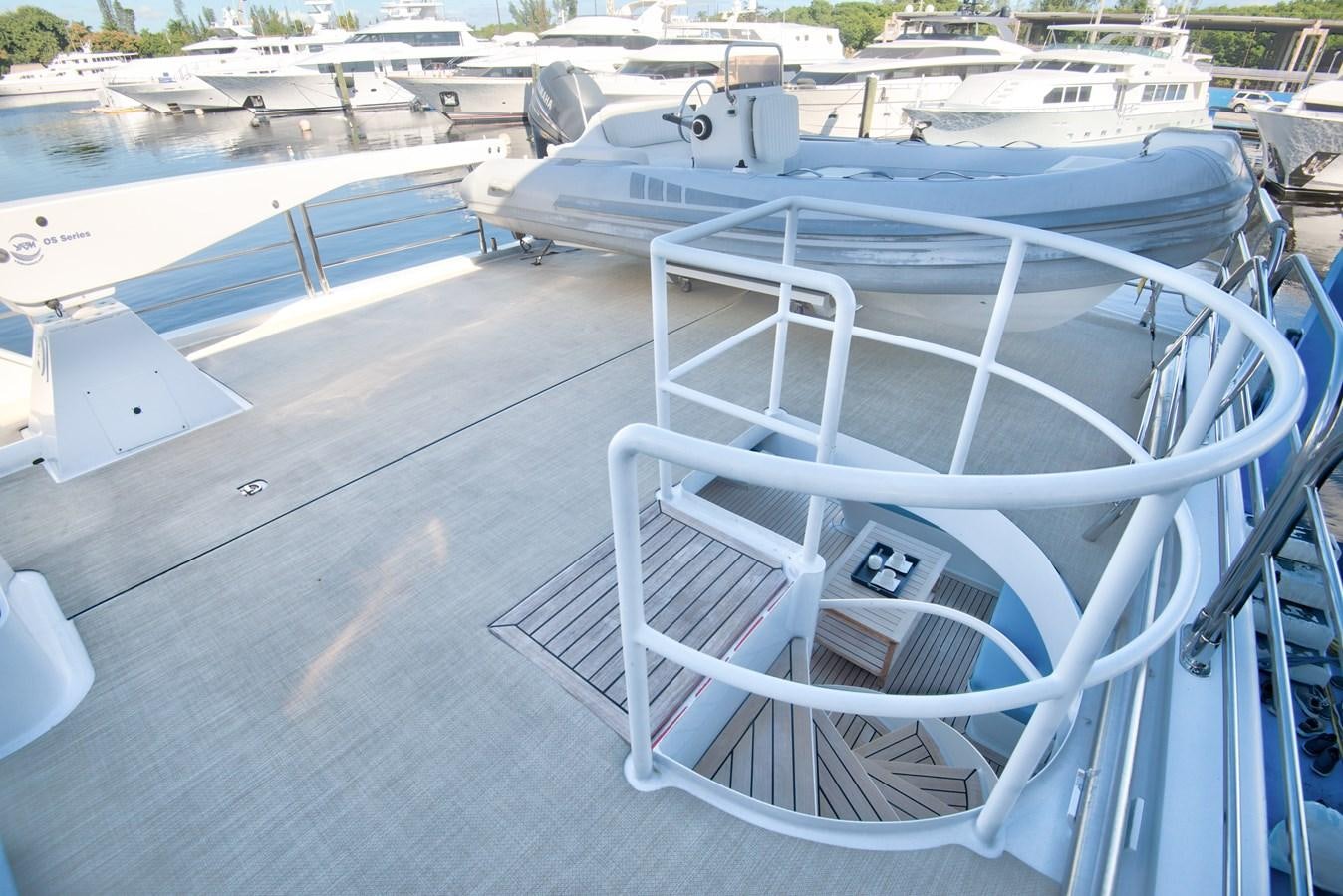 a boat on a dock aboard DESLIZE Yacht for Sale