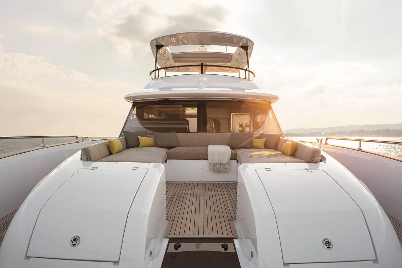 a boat on a boat aboard 2023 MAGELLANO 66 Yacht for Sale