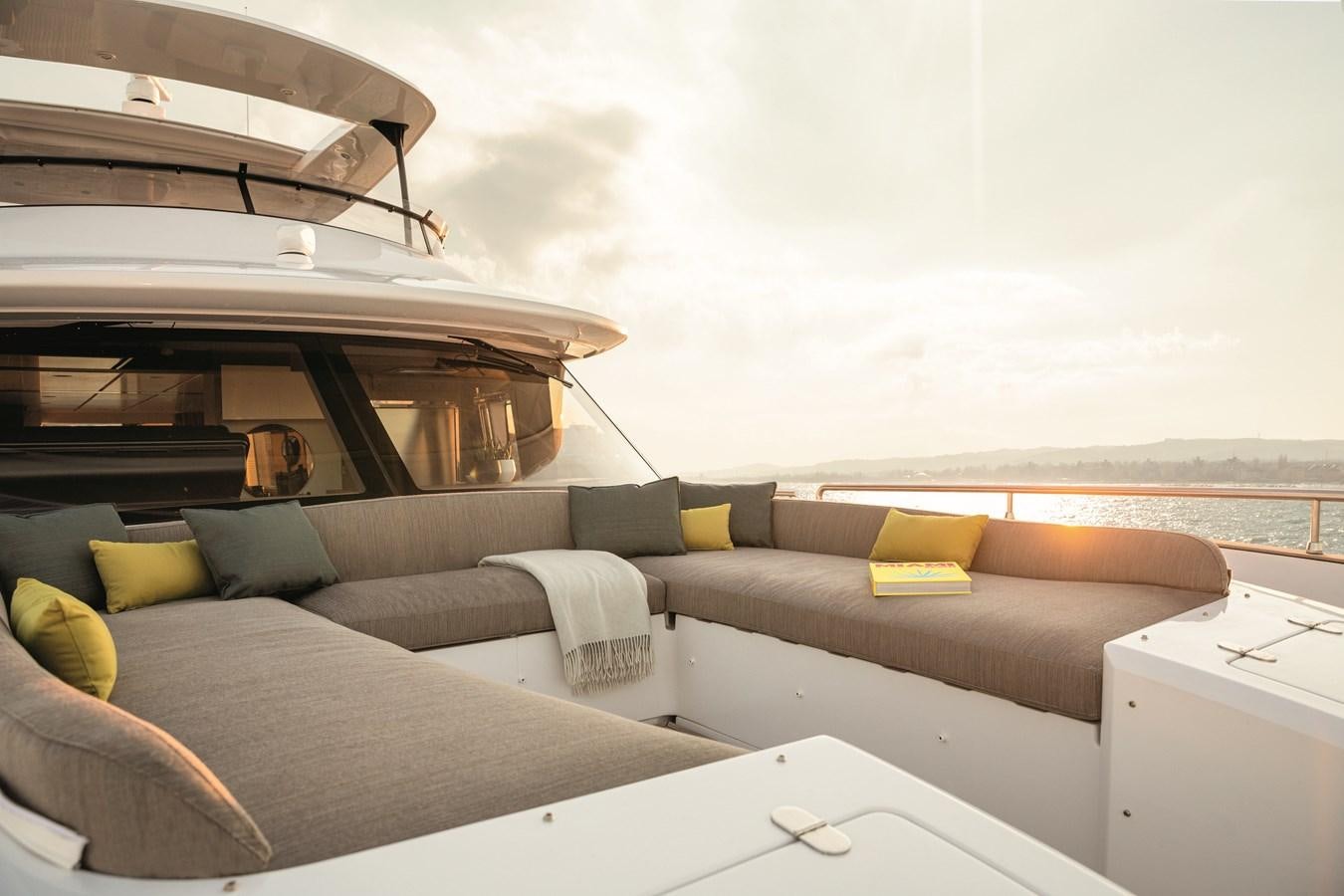 a boat on the water aboard 2023 MAGELLANO 66 Yacht for Sale
