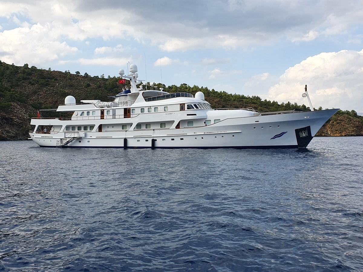 a boat on the water aboard MESERRET II Yacht for Sale