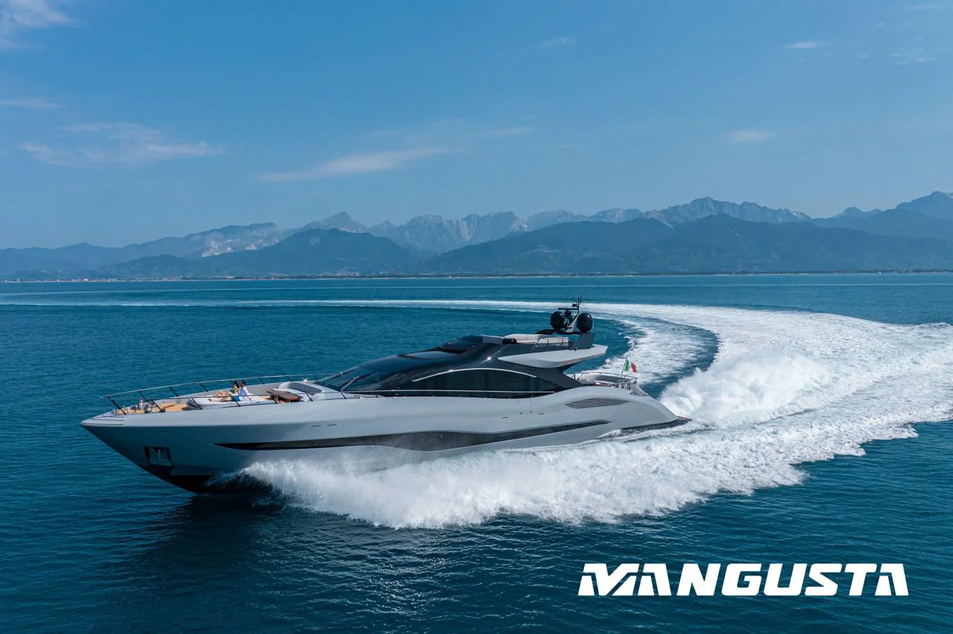 a boat on the water aboard EREIVA Yacht for Sale