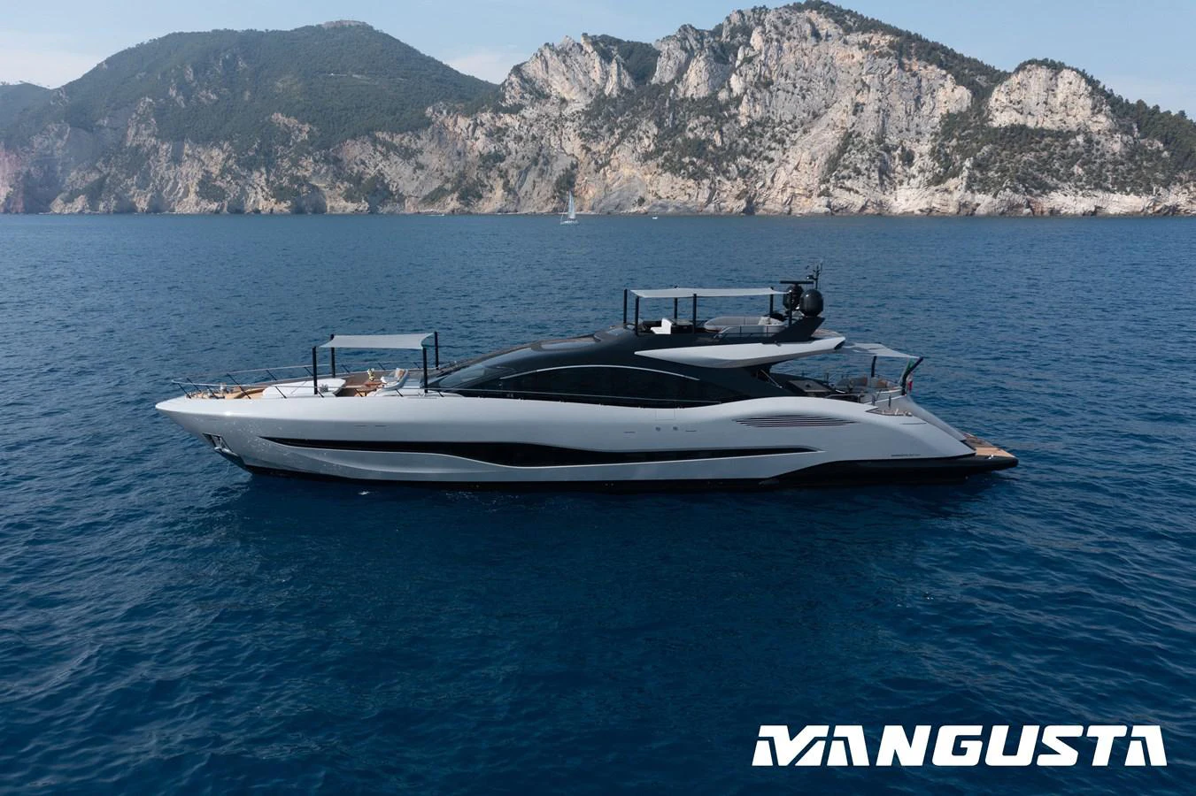 a boat in the water aboard EREIVA Yacht for Sale