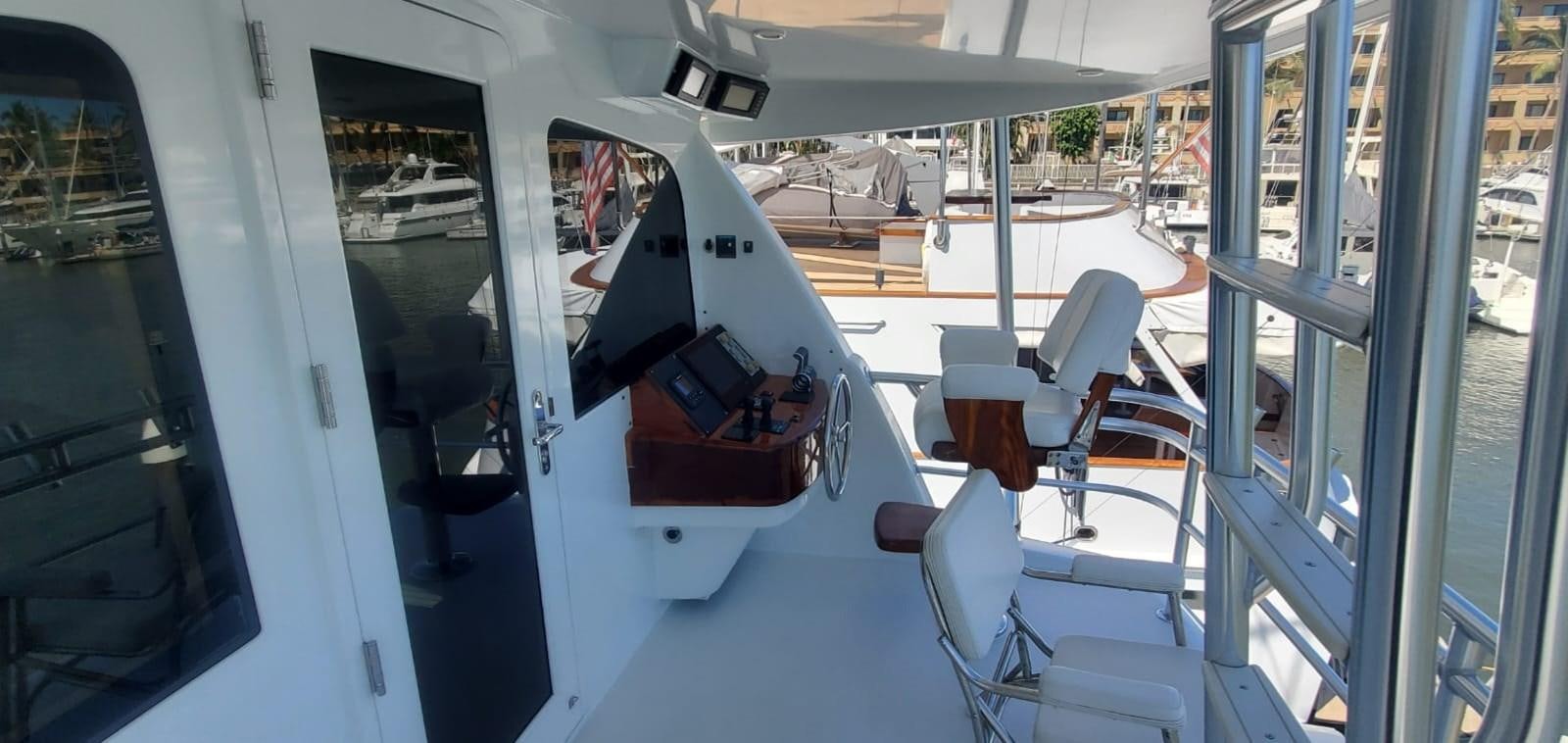 inside of a bus aboard RUMBERA Yacht for Sale