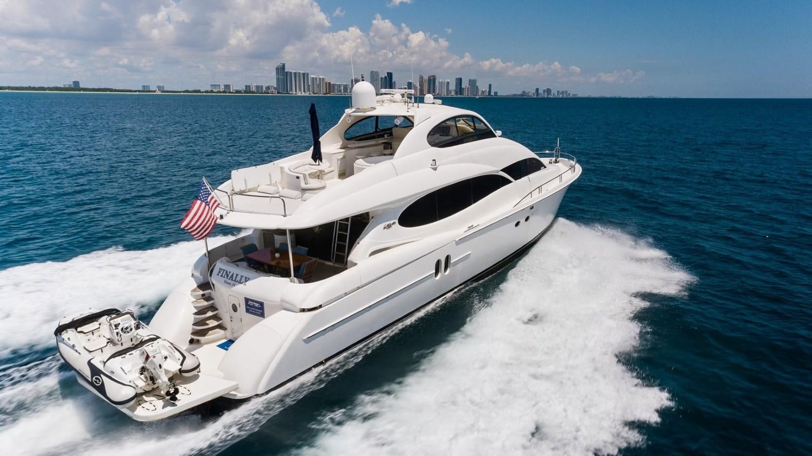 a boat on the water aboard FINALLY Yacht for Sale