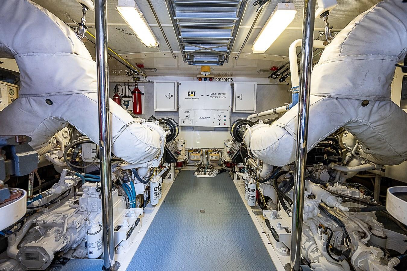 a room with machinery aboard FINALLY Yacht for Sale