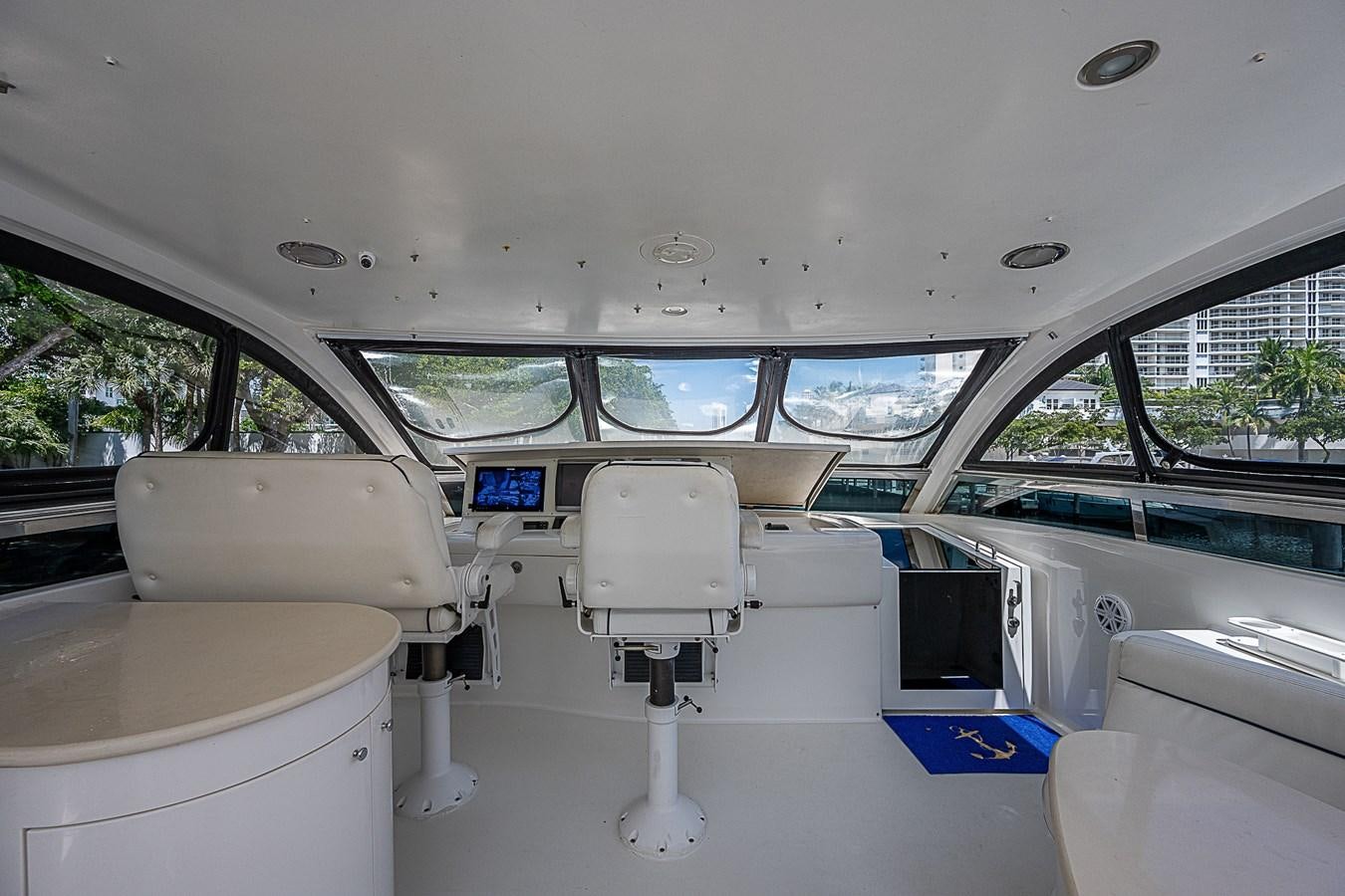 inside of a car aboard FINALLY Yacht for Sale