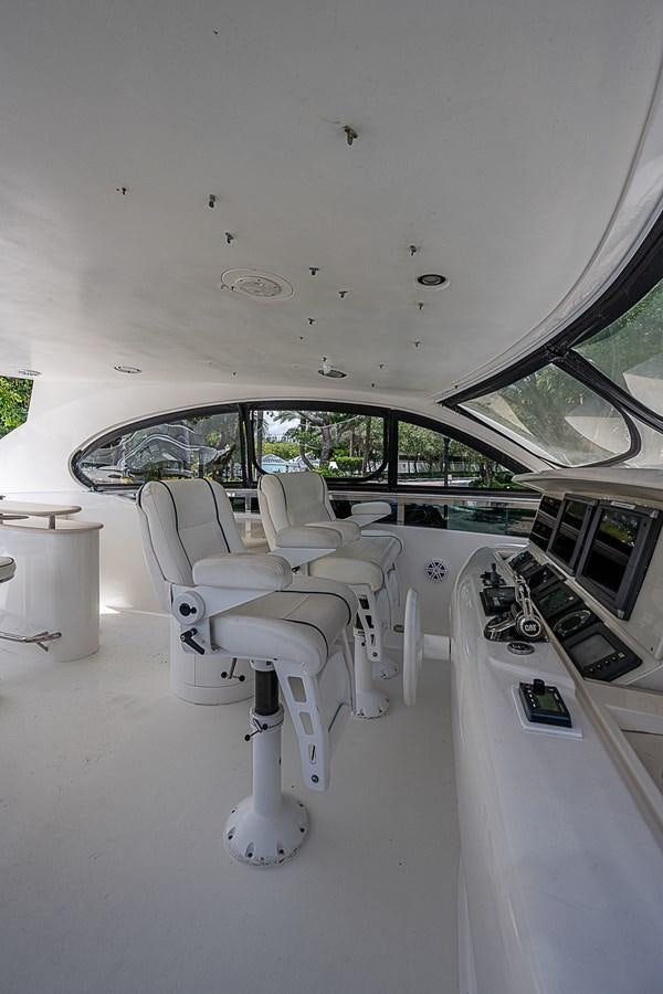 inside of a vehicle aboard FINALLY Yacht for Sale
