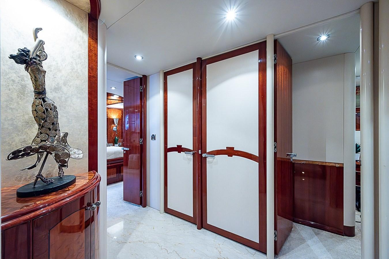 a room with a statue aboard FINALLY Yacht for Sale