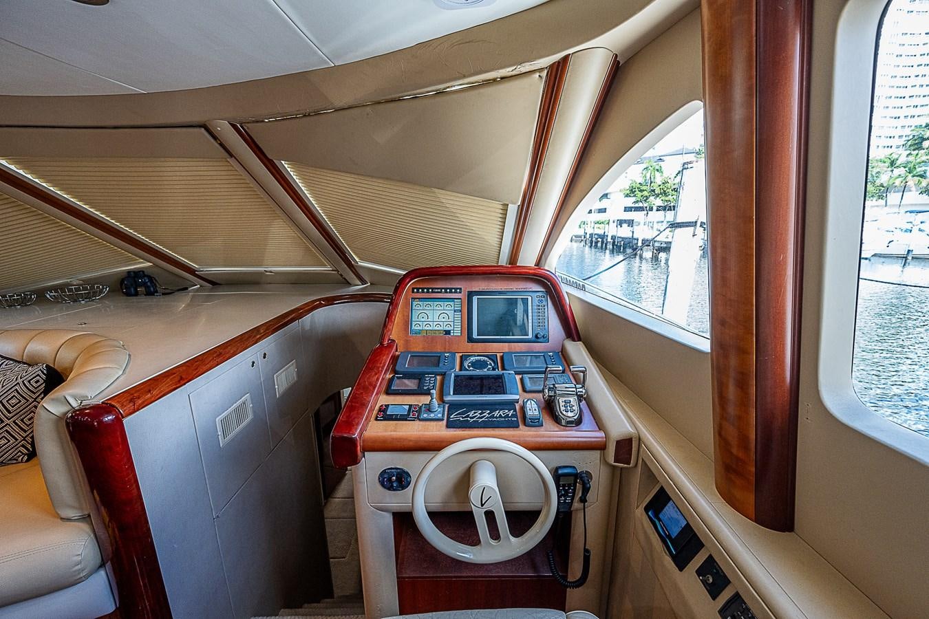 a red and white machine on a boat aboard FINALLY Yacht for Sale