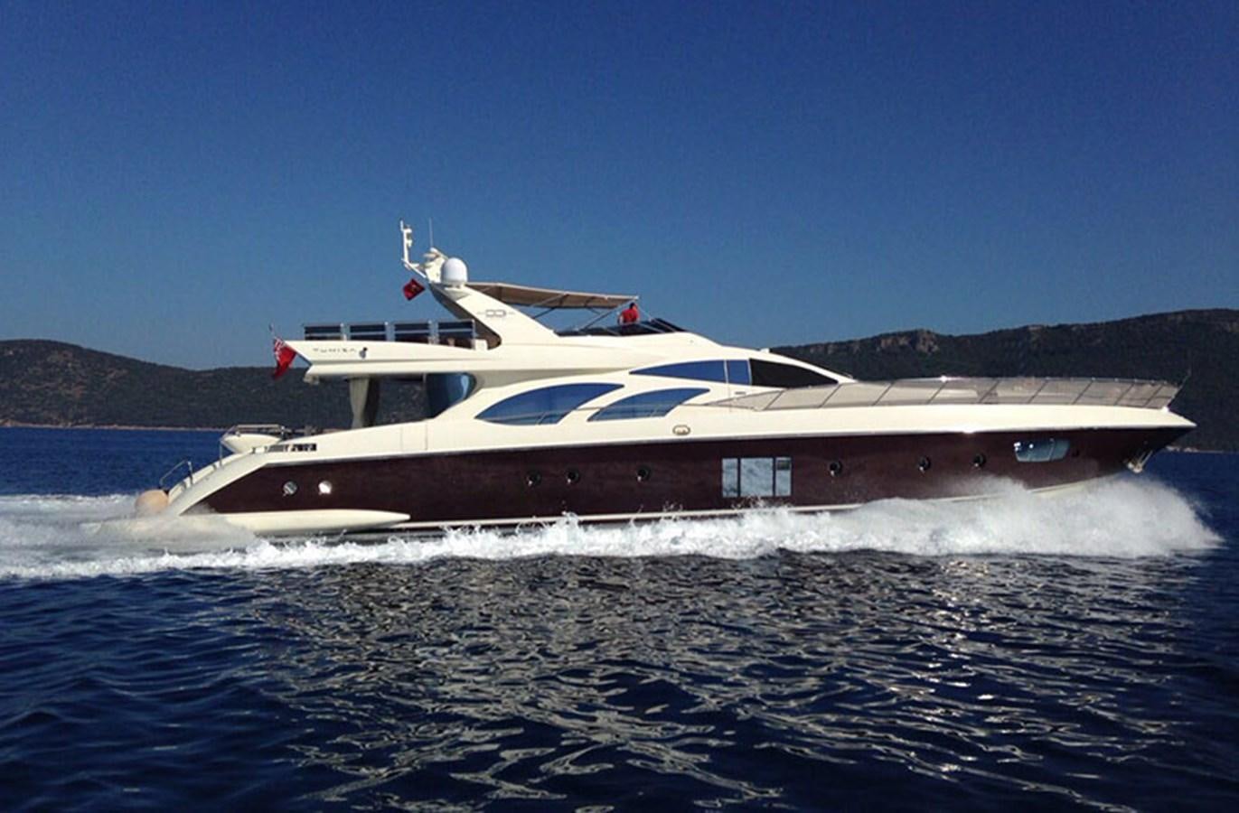 a boat on the water aboard 100 LEONARDO Yacht for Sale