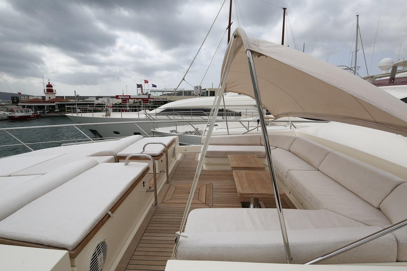 a boat on the water aboard 100 LEONARDO Yacht for Sale