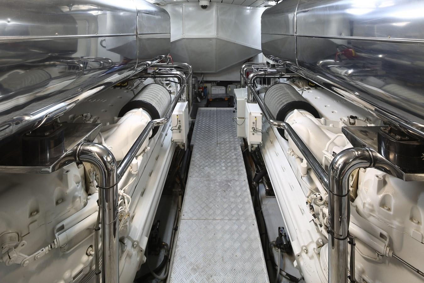 a close-up of a machine aboard 100 LEONARDO Yacht for Sale