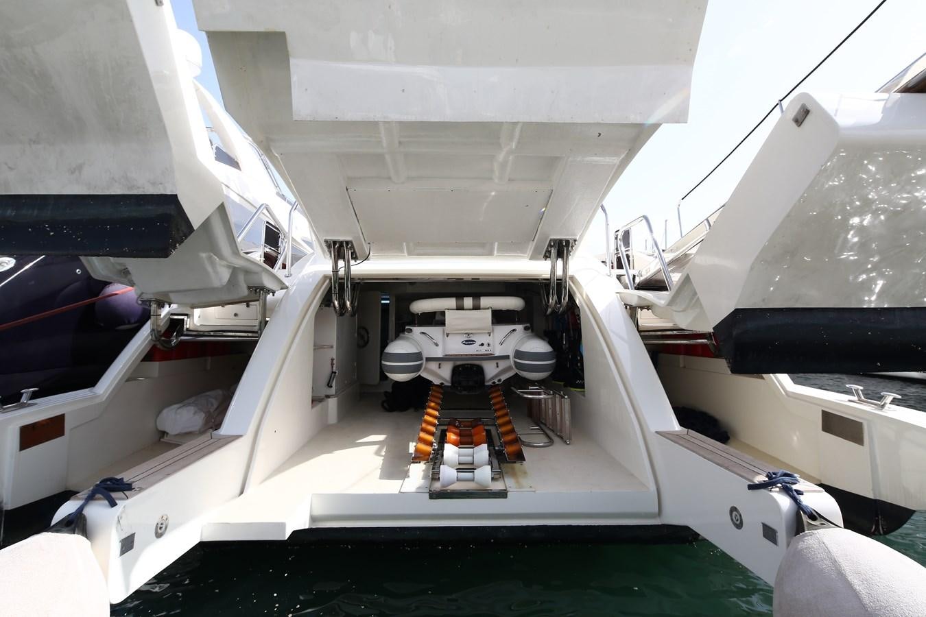 inside of a space ship aboard 100 LEONARDO Yacht for Sale