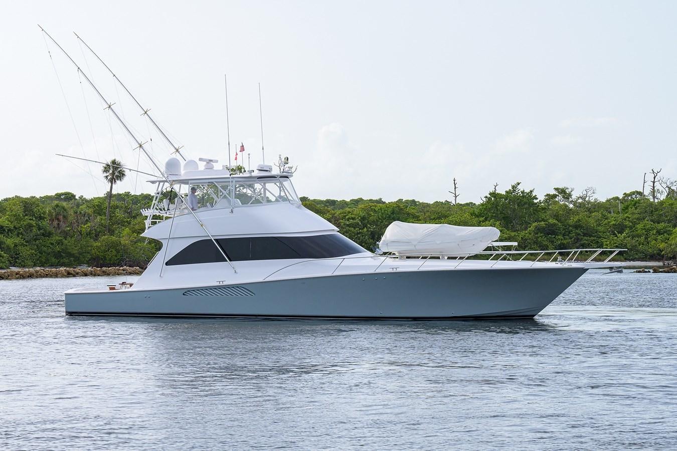 a boat on the water aboard 68 CONVERTIBLE Yacht for Sale