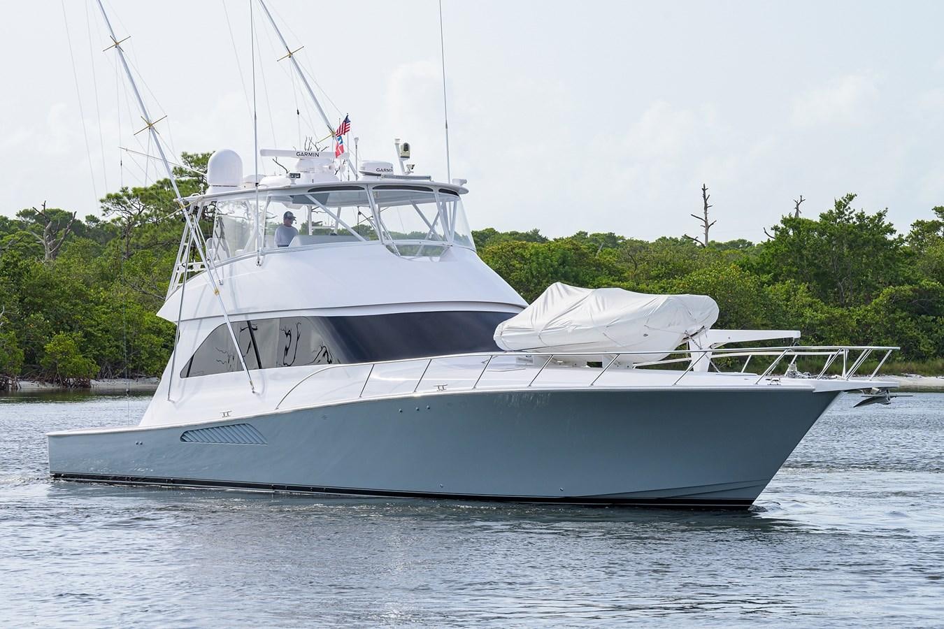 a boat on the water aboard 68 CONVERTIBLE Yacht for Sale