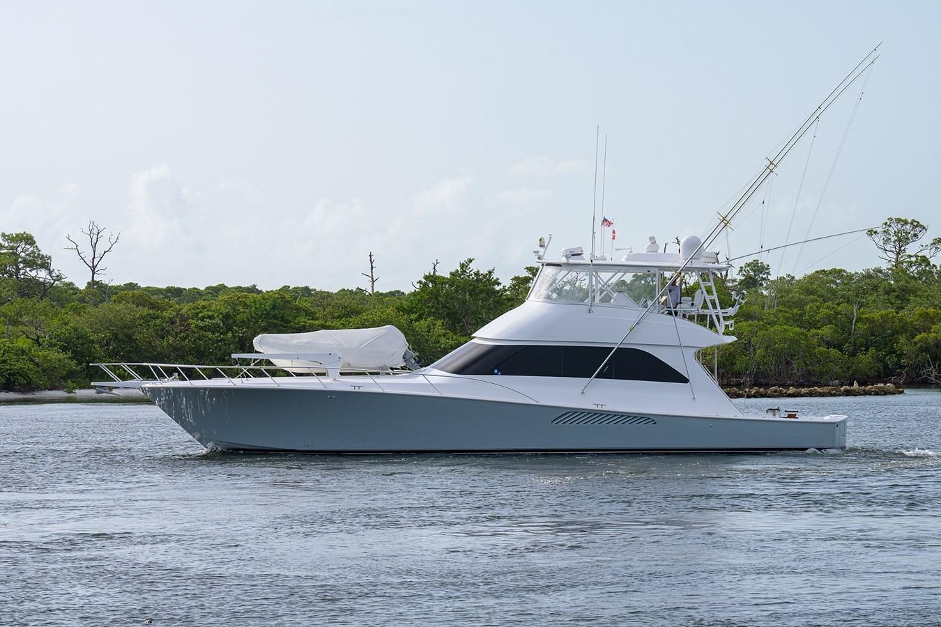 a boat on the water aboard 68 CONVERTIBLE Yacht for Sale