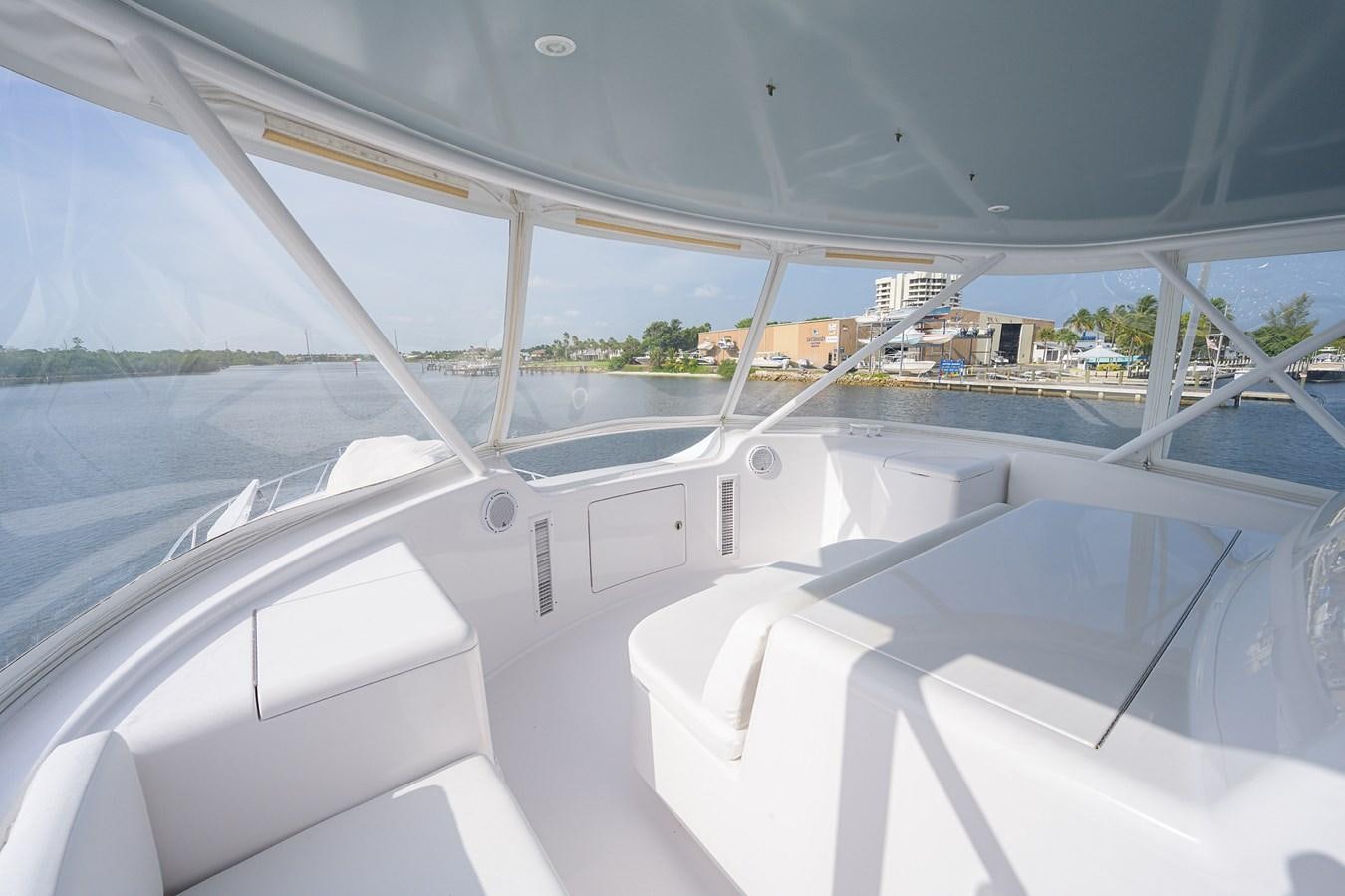 the inside of a car aboard 68 CONVERTIBLE Yacht for Sale