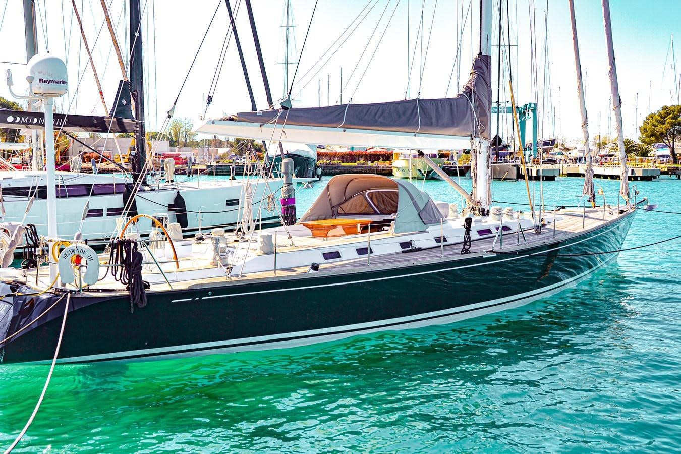 a boat in the water aboard DESIRADE III Yacht for Sale