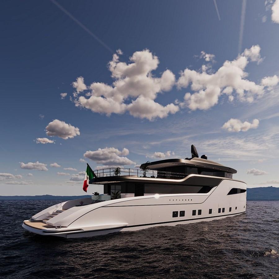 a boat on the beach aboard TERRANOVA 41 Yacht for Sale