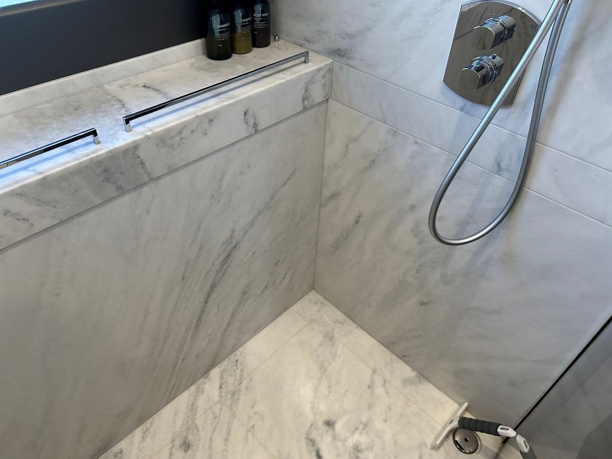 a pipe on the floor aboard K NUK Yacht for Sale