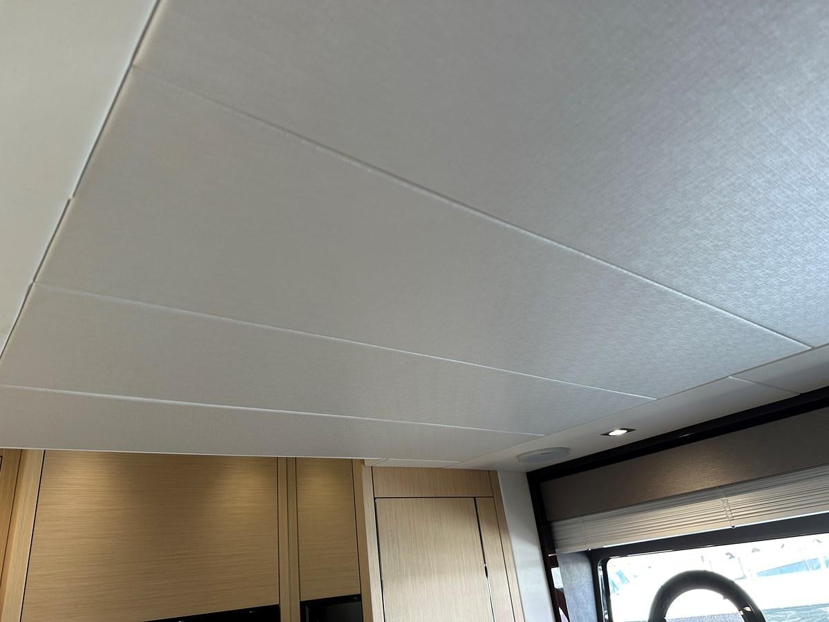 a ceiling with a light aboard K NUK Yacht for Sale
