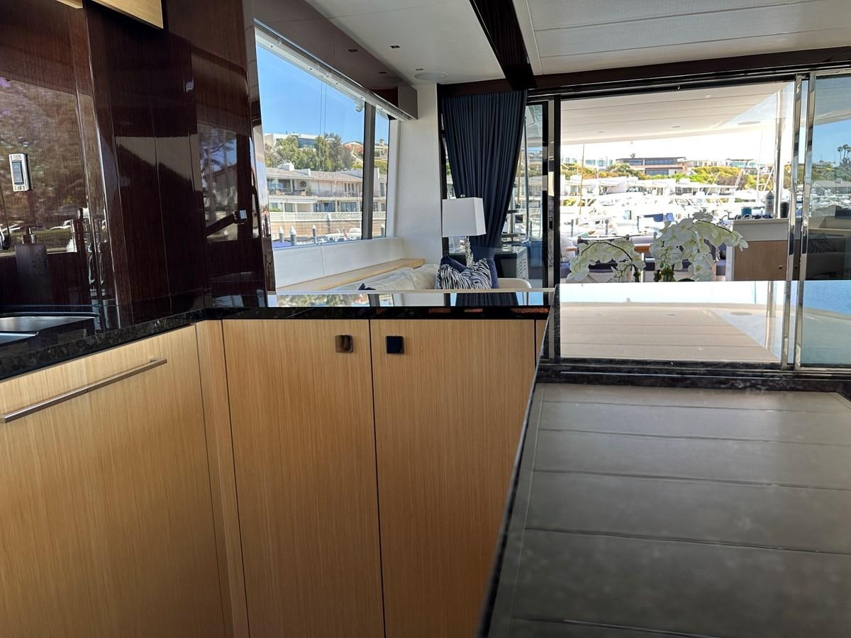 a room with a window and a sink aboard K NUK Yacht for Sale