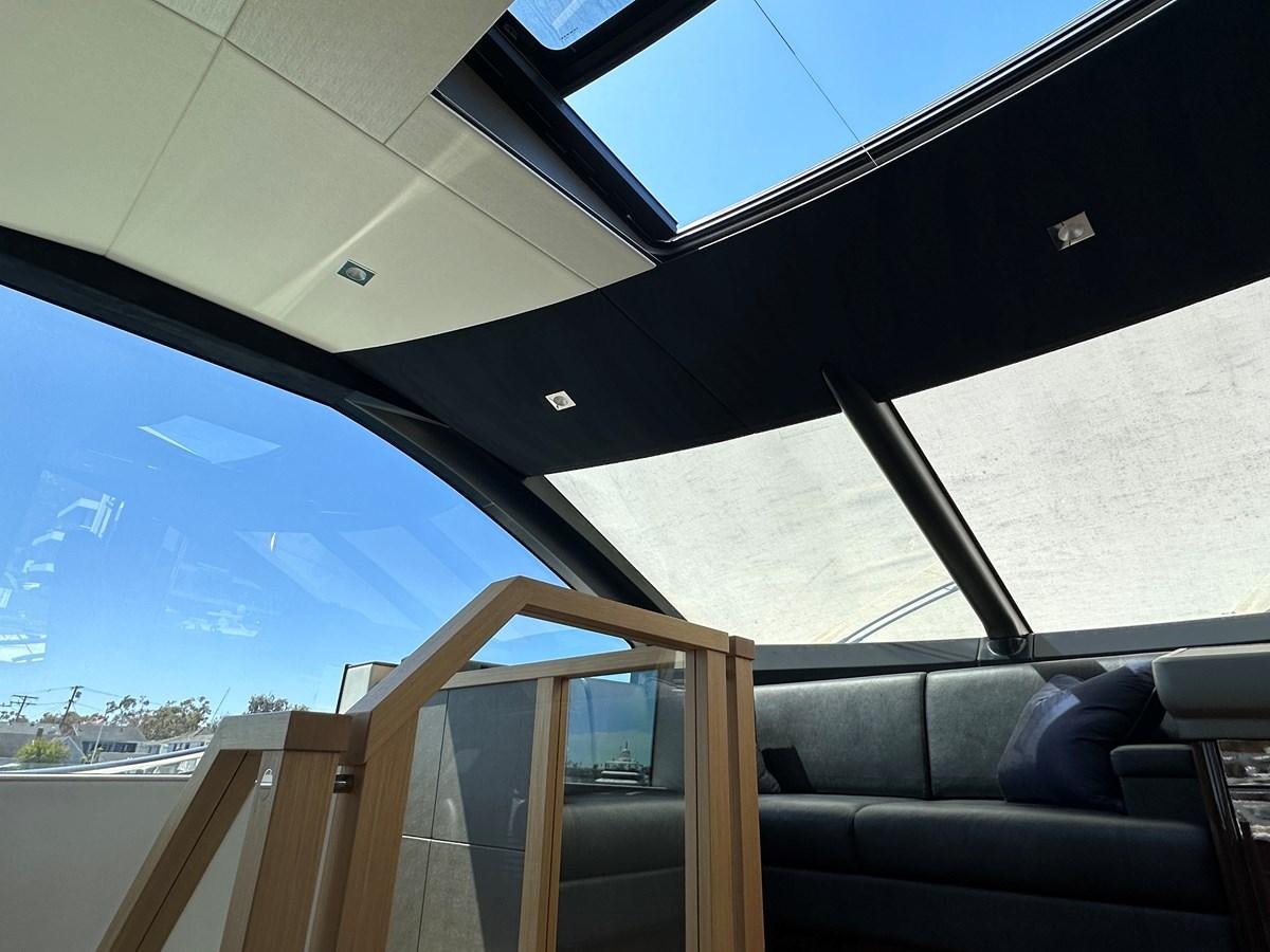 the inside of a vehicle aboard K NUK Yacht for Sale