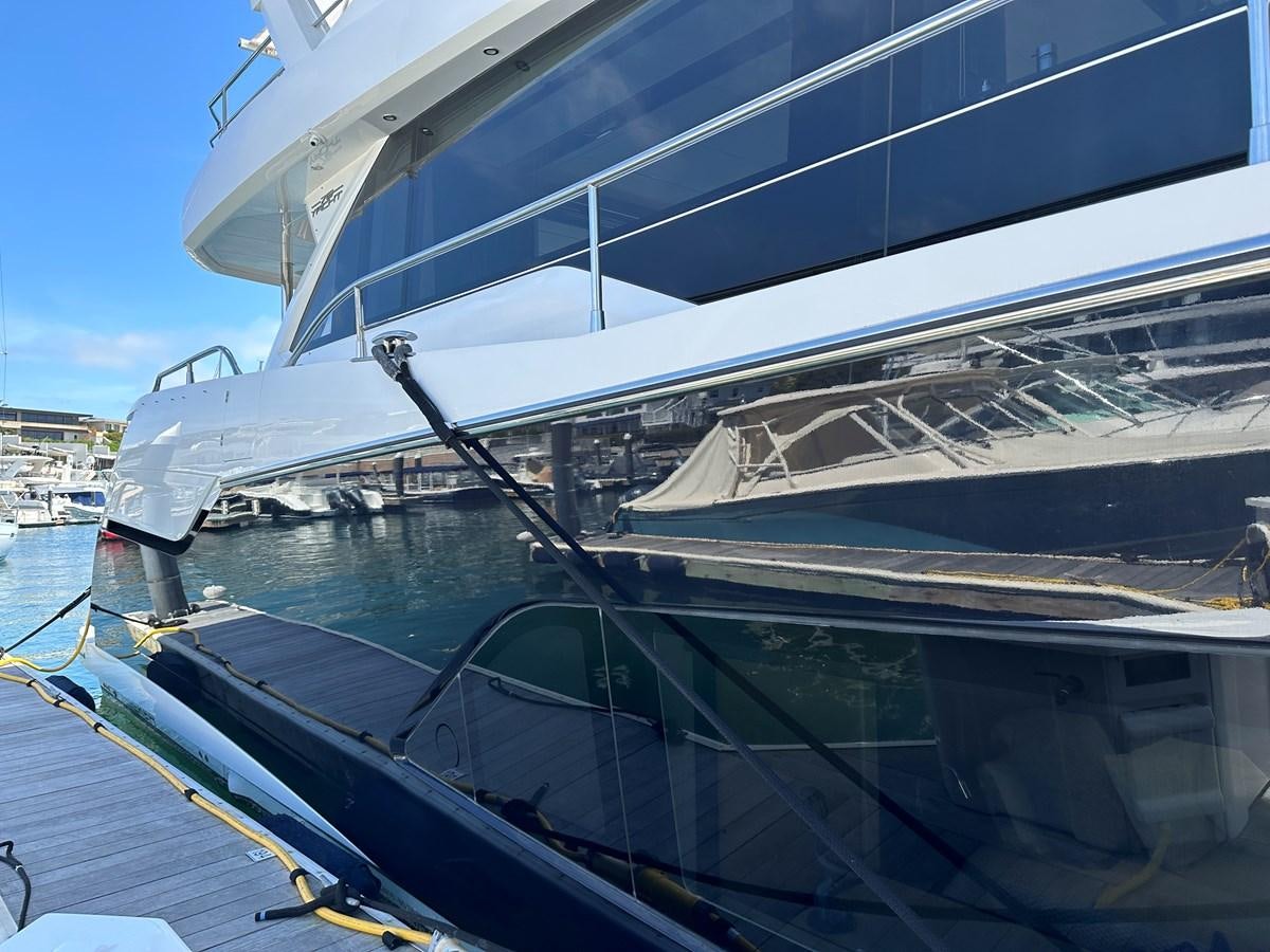 a close-up of a boat aboard K NUK Yacht for Sale