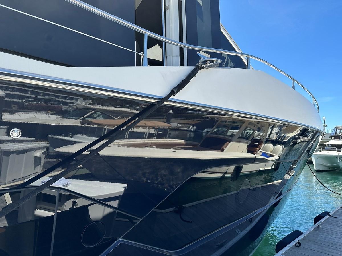 a large white yacht aboard K NUK Yacht for Sale