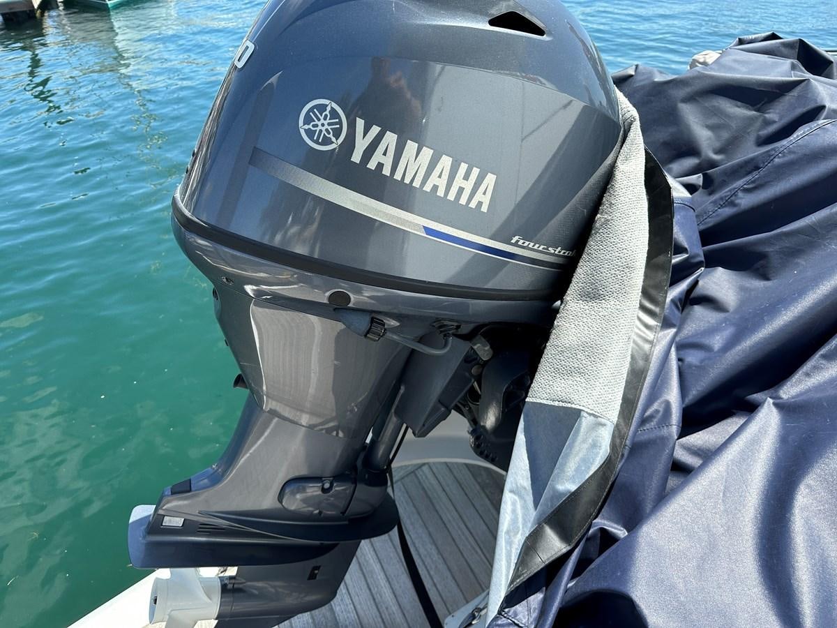 a person wearing a helmet aboard K NUK Yacht for Sale