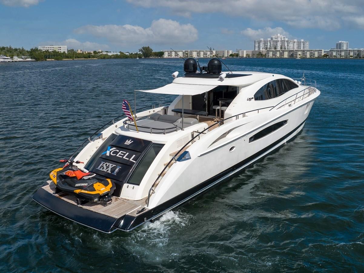 a boat on the water aboard XCELL Yacht for Sale