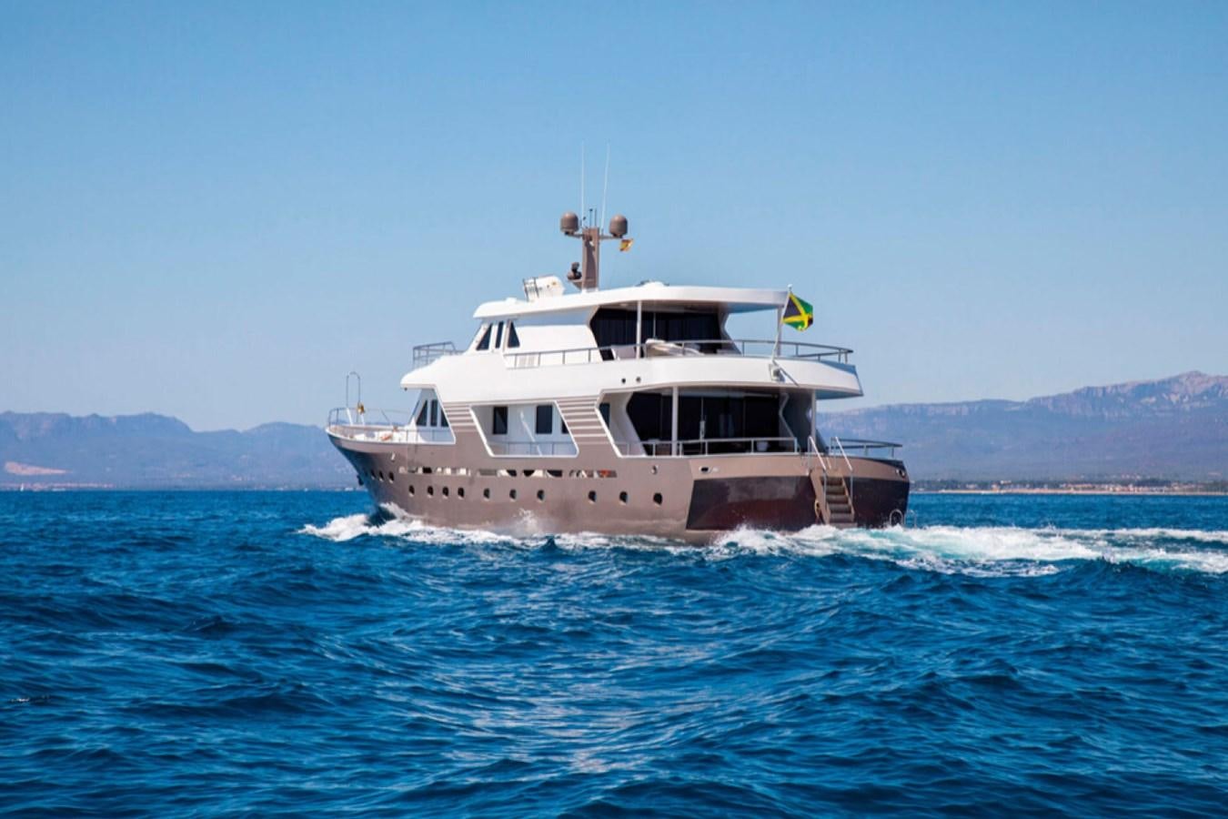 a boat on the water aboard RA Yacht for Sale